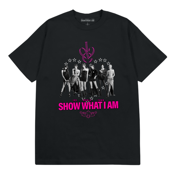 Black Icon Heart Tour Tee – IVE MT
